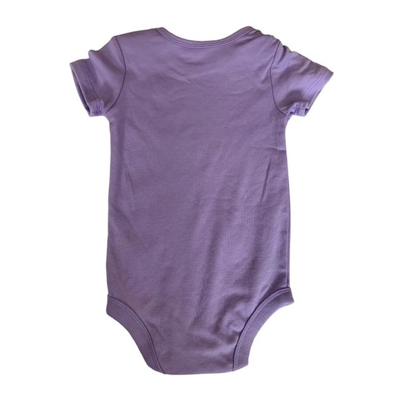 1 Piece Bodysuit Purple Baby Infant Size 24 months My Aunt is Single & Fun Snap - Picture 3 of 3